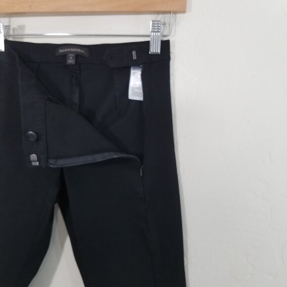 Banana Republic Devon Stretch Dress Pants Black Size 0 PETITE - Picture 3 of 6